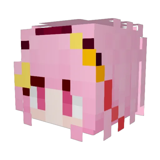 ihs_iok Minecraft avatar head, 3D render