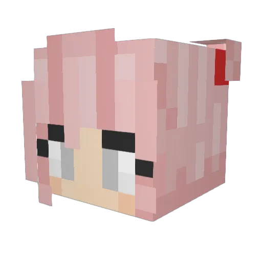 ihxyley Minecraft avatar head, 3D render