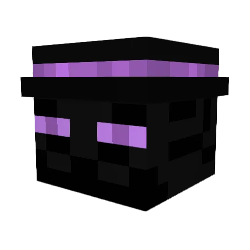 ihyender Minecraft avatar head, 3D render