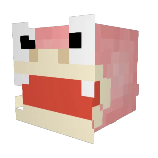 ihykeenan Minecraft avatar head, 3D render