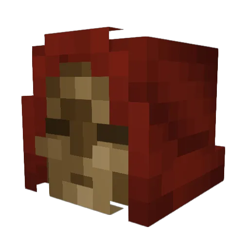 ihyou Minecraft avatar head, 3D render