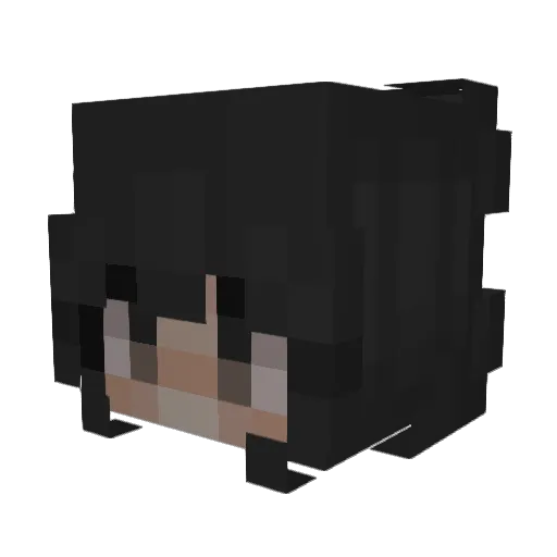 ihysfm Minecraft avatar head, 3D render