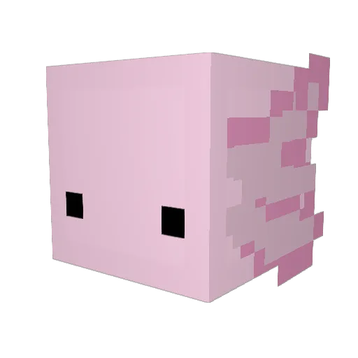 ihyz Minecraft avatar head, 3D render