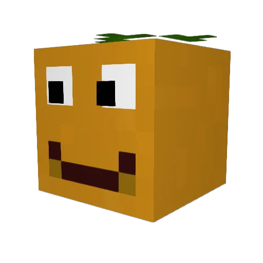 ii66 Minecraft avatar head, 3D render