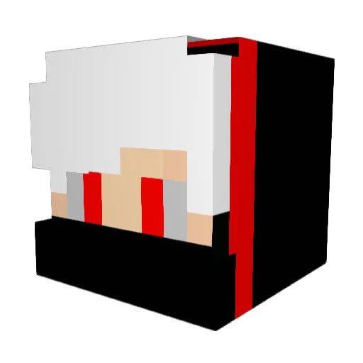 ii9o Minecraft avatar head, 3D render