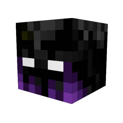 iiAcela Minecraft avatar head, 3D render