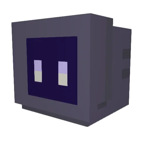 iiArt Minecraft avatar head, 3D render