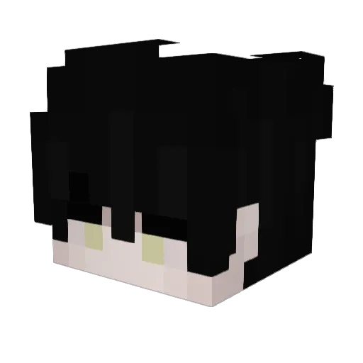iiBingBongPvP Minecraft avatar head, 3D render