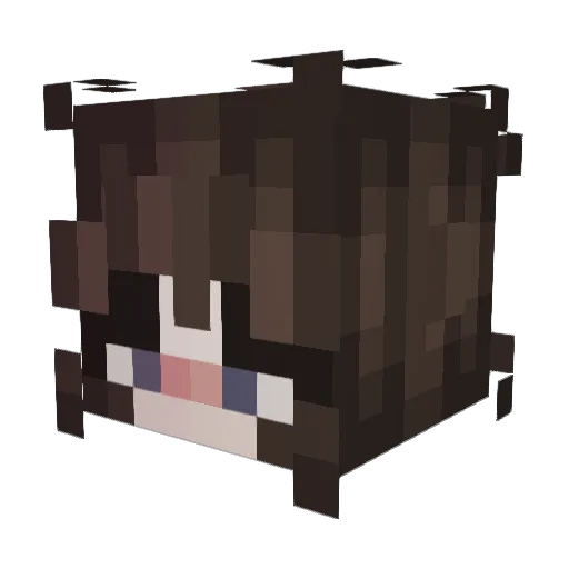 iiCollix Minecraft avatar head, 3D render