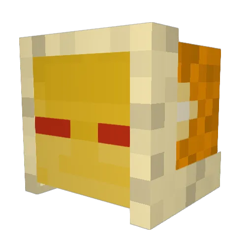 iiCream Minecraft avatar head, 3D render