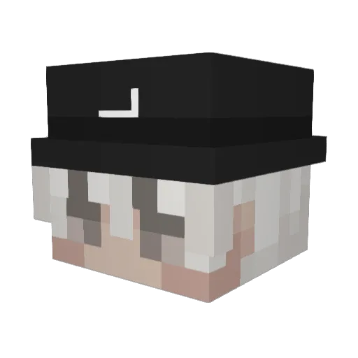 iiDaenerys Minecraft avatar head, 3D render