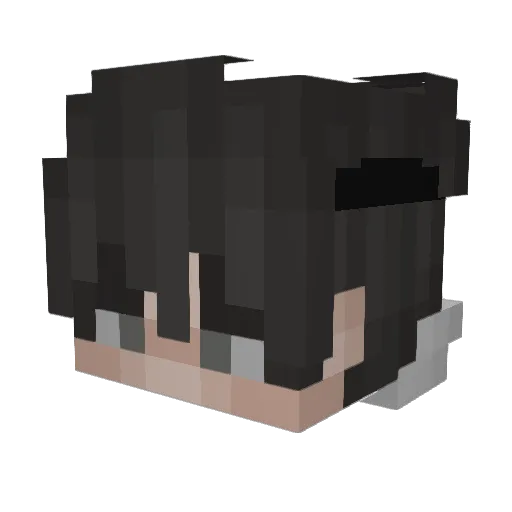 iiDrGamez Minecraft avatar head, 3D render