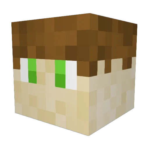 iiElvisii7124 Minecraft avatar head, 3D render