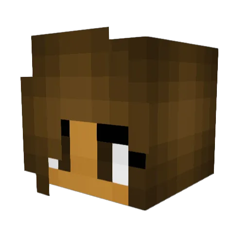 iiEuphor1a Minecraft avatar head, 3D render