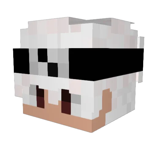 iiFaHMy Minecraft avatar head, 3D render