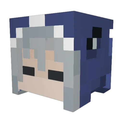iiGamerRekt77 Minecraft avatar head, 3D render