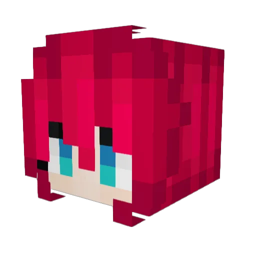 iiGhoul Minecraft avatar head, 3D render
