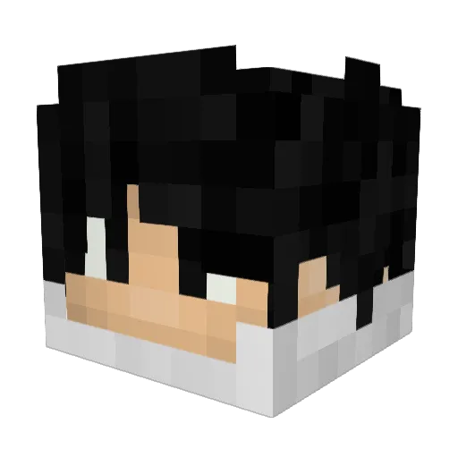 iiHisukax Minecraft avatar head, 3D render