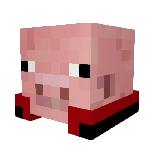 iiHoncho Minecraft avatar head, 3D render
