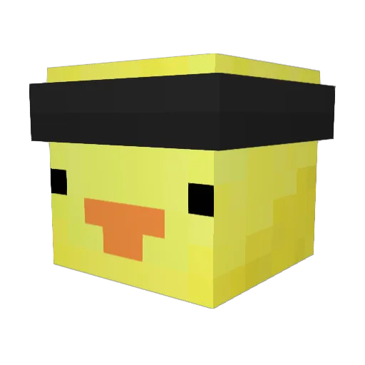 iiHugSoulZero Minecraft avatar head, 3D render