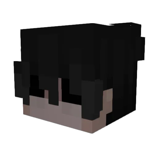 iiIxe Minecraft avatar head, 3D render