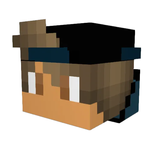 iiJ4ber515 Minecraft avatar head, 3D render
