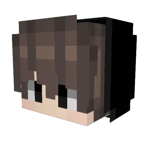 iiKinG Minecraft avatar head, 3D render