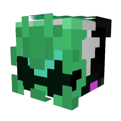 iiLanae Minecraft avatar head, 3D render