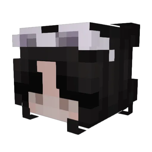 iiLexxi Minecraft avatar head, 3D render