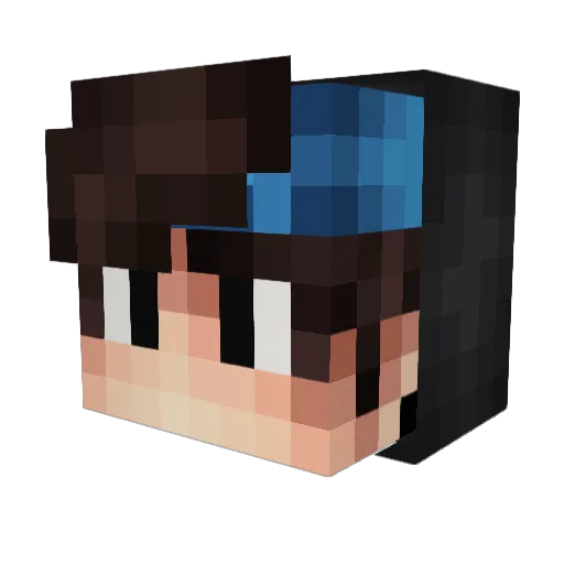 iiLight_YT Minecraft avatar head, 3D render