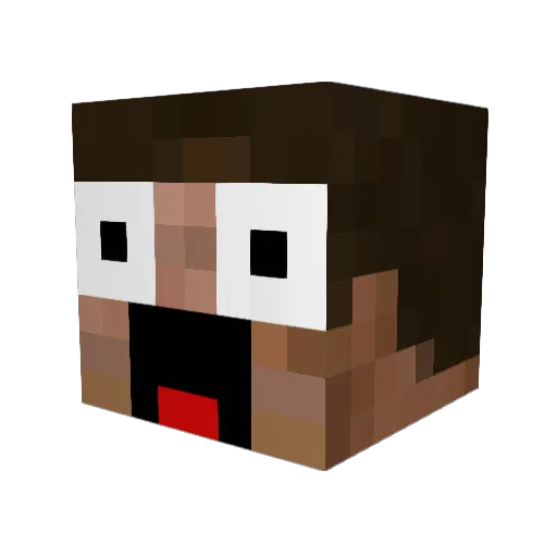 iiMATTHIJS Minecraft avatar head, 3D render