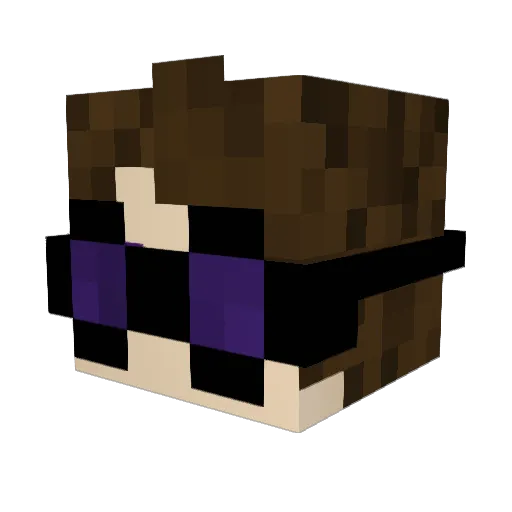iiMatt Minecraft avatar head, 3D render