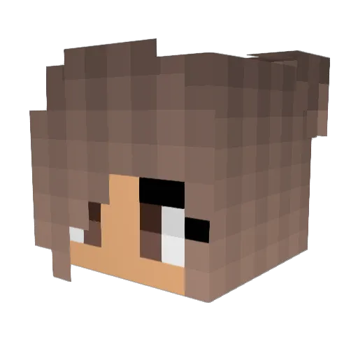 iiOmgItsAngel Minecraft avatar head, 3D render