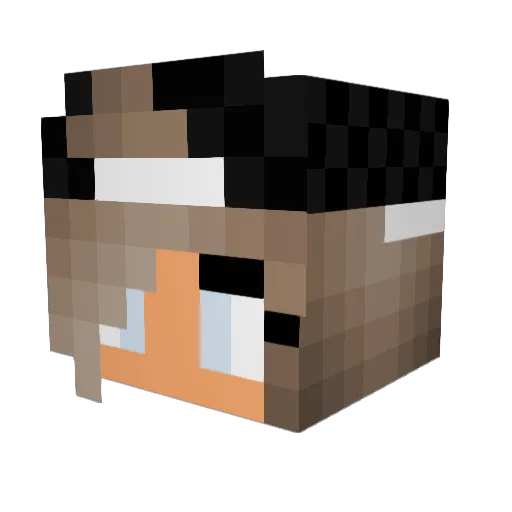 iiOmgitsAsh Minecraft avatar head, 3D render