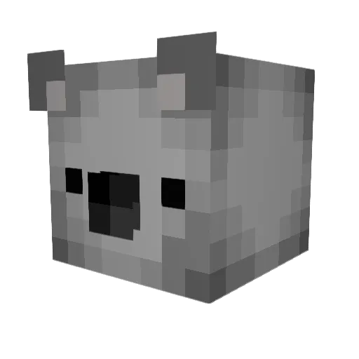 iiPassion Minecraft avatar head, 3D render