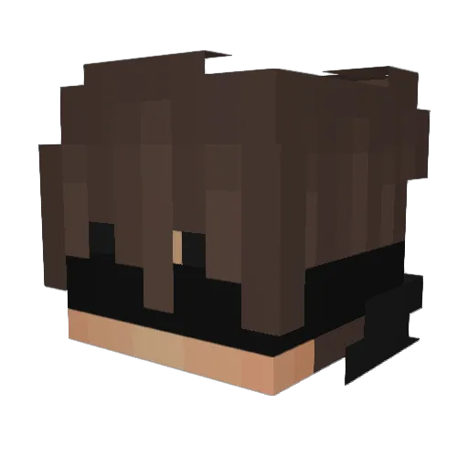 Minecraft-Avatar von iiPine_apple: Kopf als 3D-Render
