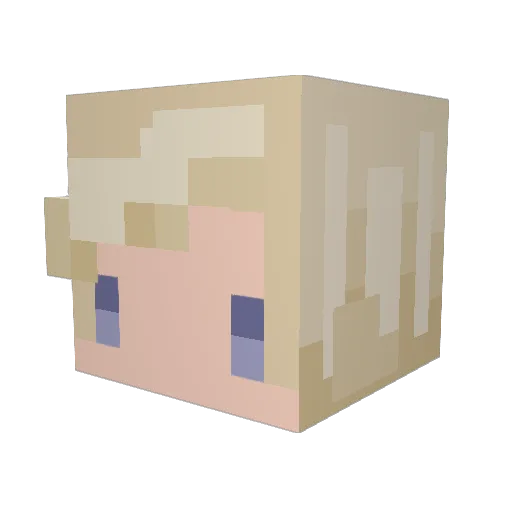 iiSeal_ Minecraft avatar head, 3D render