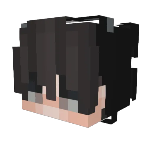 iiSlotiqJR Minecraft avatar head, 3D render