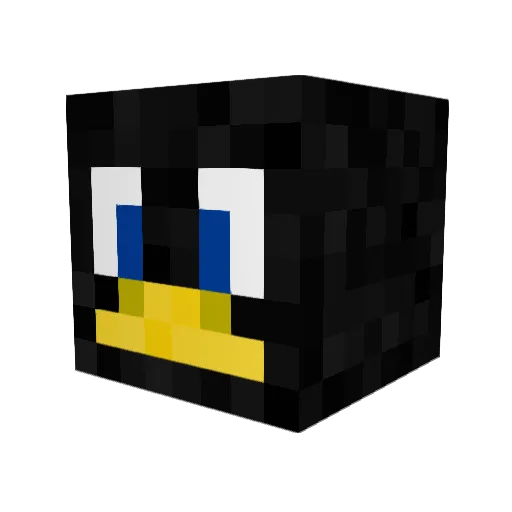 iiSnxke Minecraft avatar head, 3D render