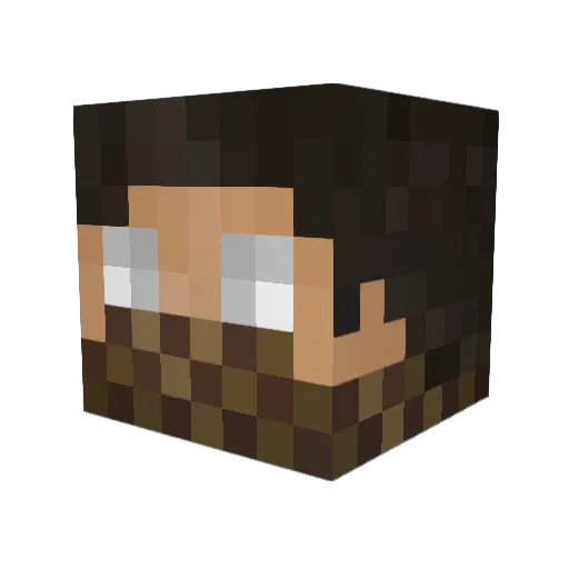 iiSwiftii Minecraft avatar head, 3D render