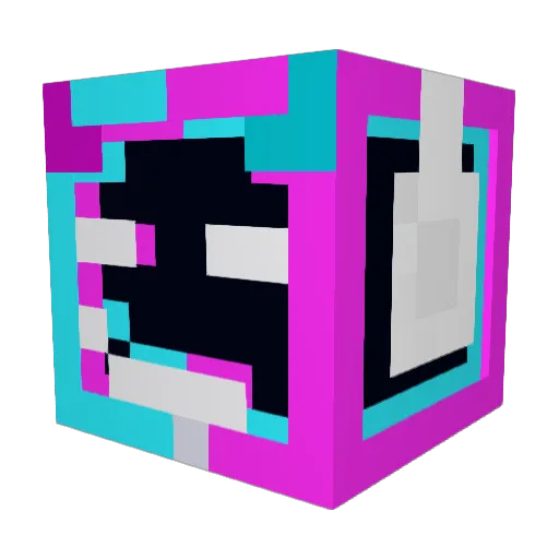 iiTsWollo Minecraft avatar head, 3D render