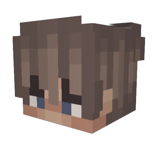 iiTsZain Minecraft avatar head, 3D render