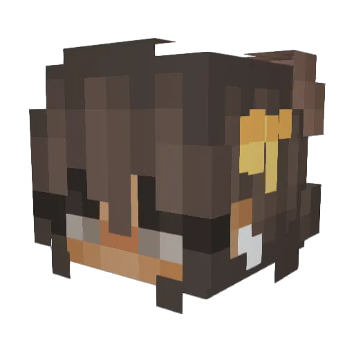 iiTzCami_ Minecraft avatar head, 3D render