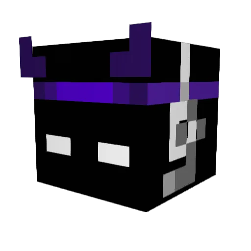 iiTzDazai Minecraft avatar head, 3D render