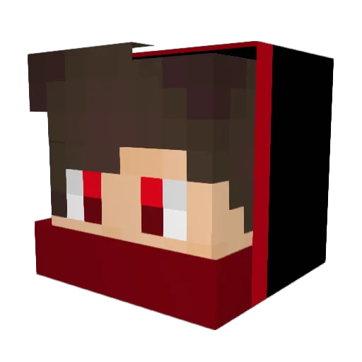 iiTzTrox Minecraft avatar head, 3D render