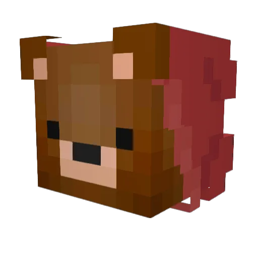iiVi1c_ Minecraft avatar head, 3D render