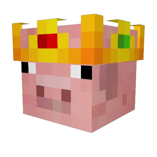 iiWas Minecraft avatar head, 3D render