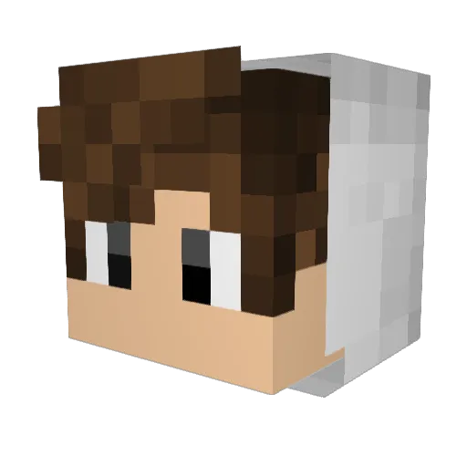 iiWolf5335 Minecraft avatar head, 3D render