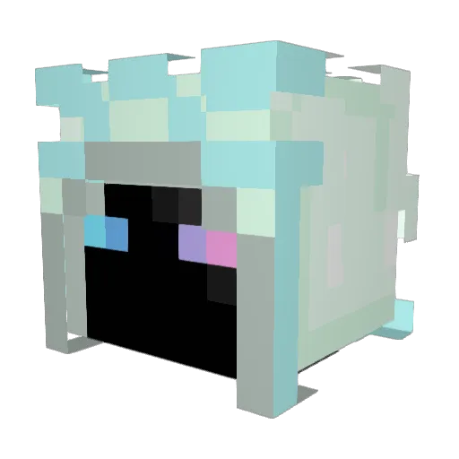 iiYomi Minecraft avatar head, 3D render
