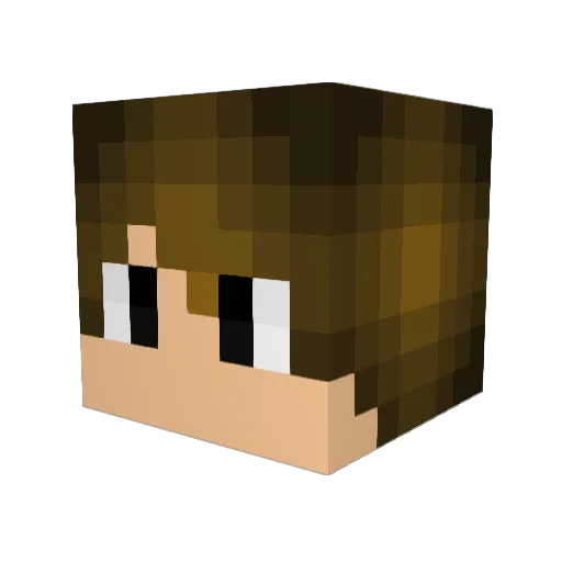iiZephyrus Minecraft avatar head, 3D render